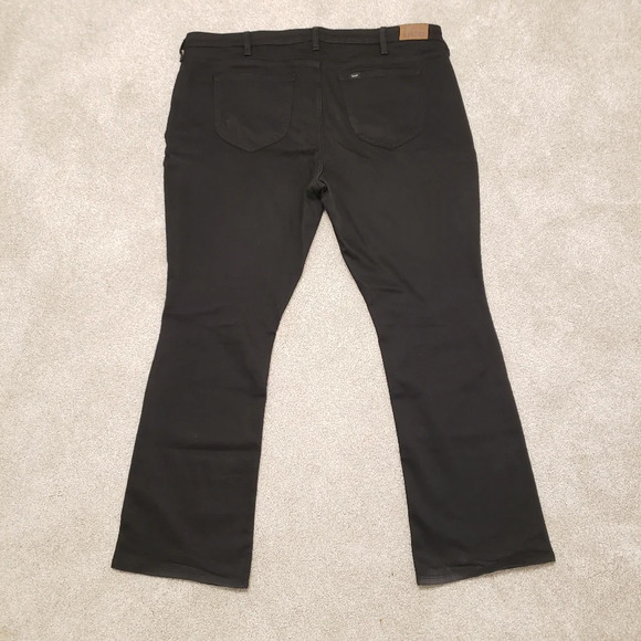Black Denim Bootcut Lee Jeans Women Plus Size 22 - Picture 2 of 9